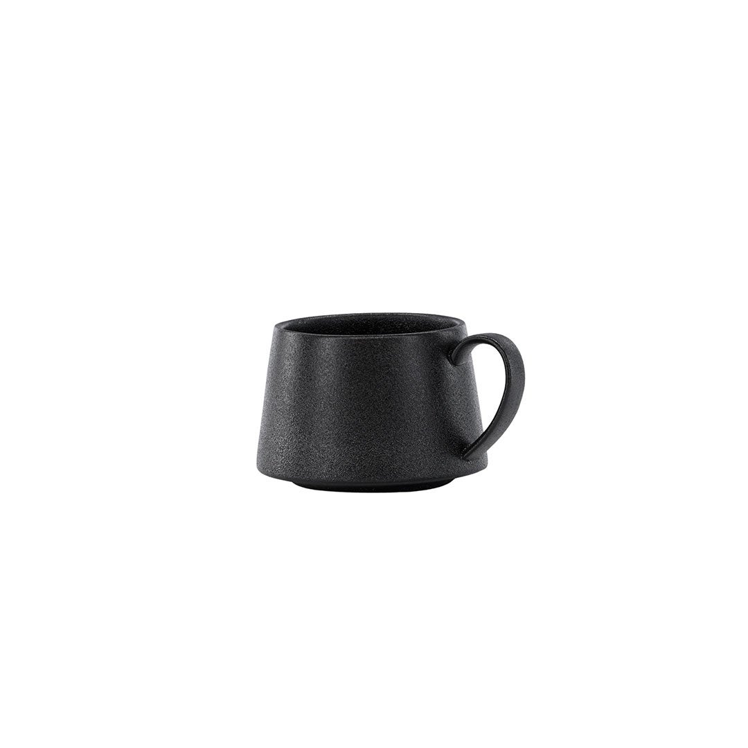 WabiSabi kubek twarda porcelana czarny.
