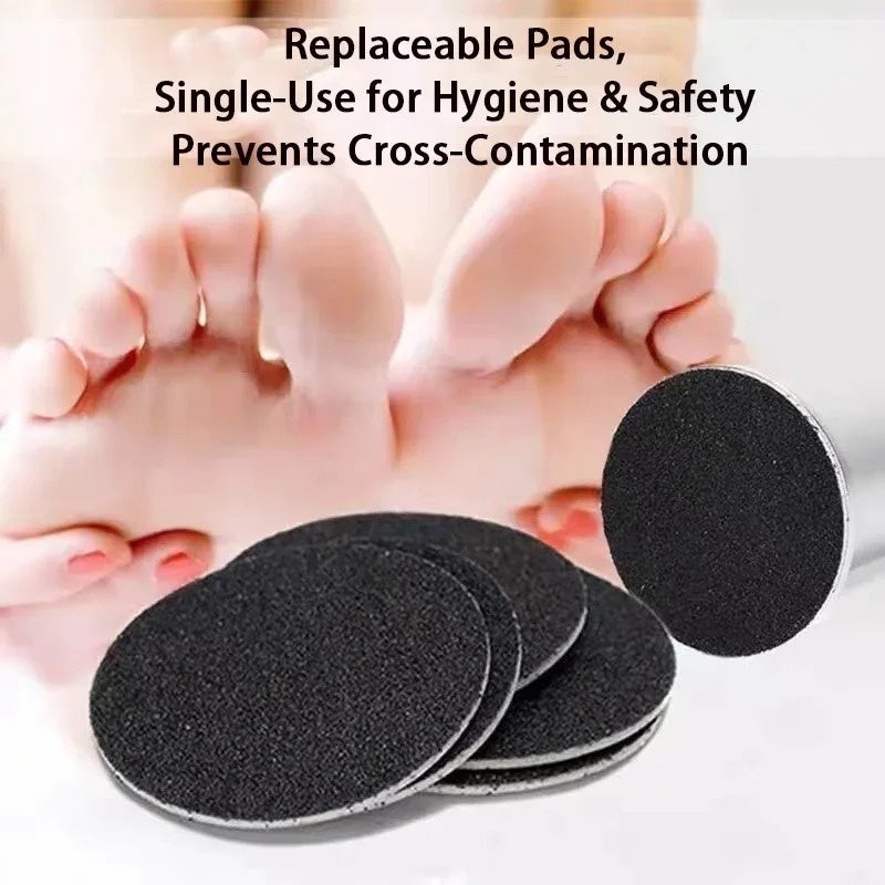 Appareil électrique pour éliminer les callosités des pieds à domicile, lime à pied à vitesse réglable, avec 60 disques abrasifs - 7