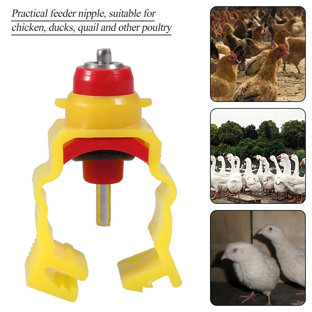 Kit Abreuvoir Automatique Poules 2 Pièces - Système DIY Pour Poules, Canards, Lapins - Économiseur D'Eau