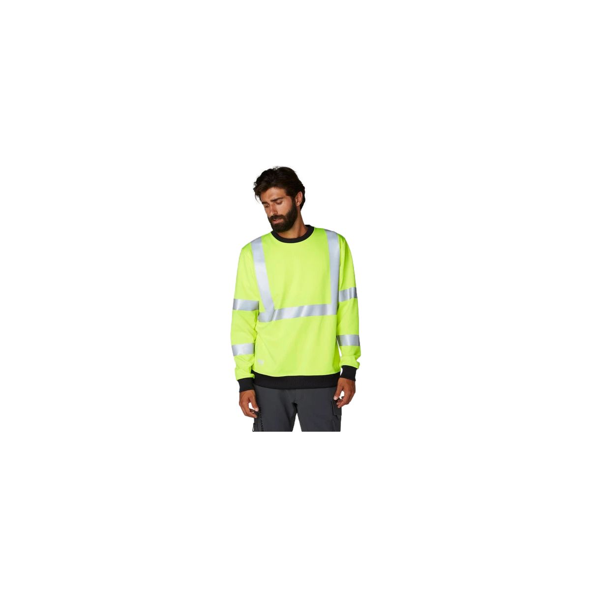 Sweat shirt haute visibilité Helly Hansen ADDVIS SWEATER JAUNE S - 3