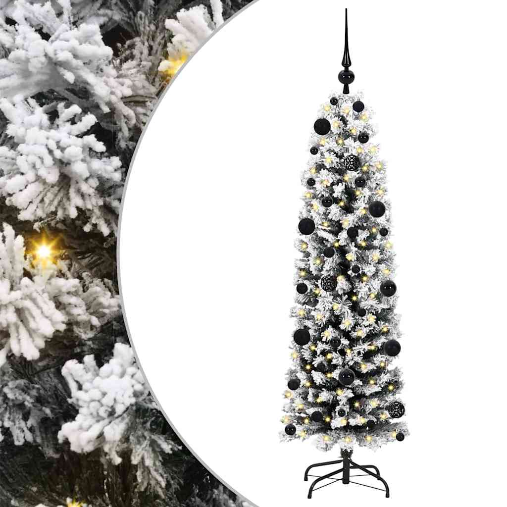 Sztuczna choinka z podstawą Zielony 150 cm PVC, stal i plastik