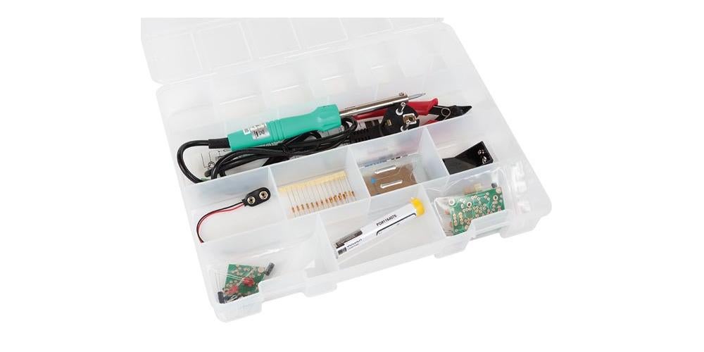 Kit De Soudage Alimentation Variable Whadda - 0-30V / 3A, Anti Court-Circuit, Pour Débutants En Électronique