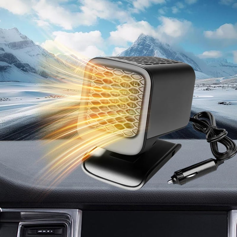 Ogrzewacz samochodowy 3 w 1, wentylator chłodzący i grzewczy z gniazdem zapalniczki samochodowej