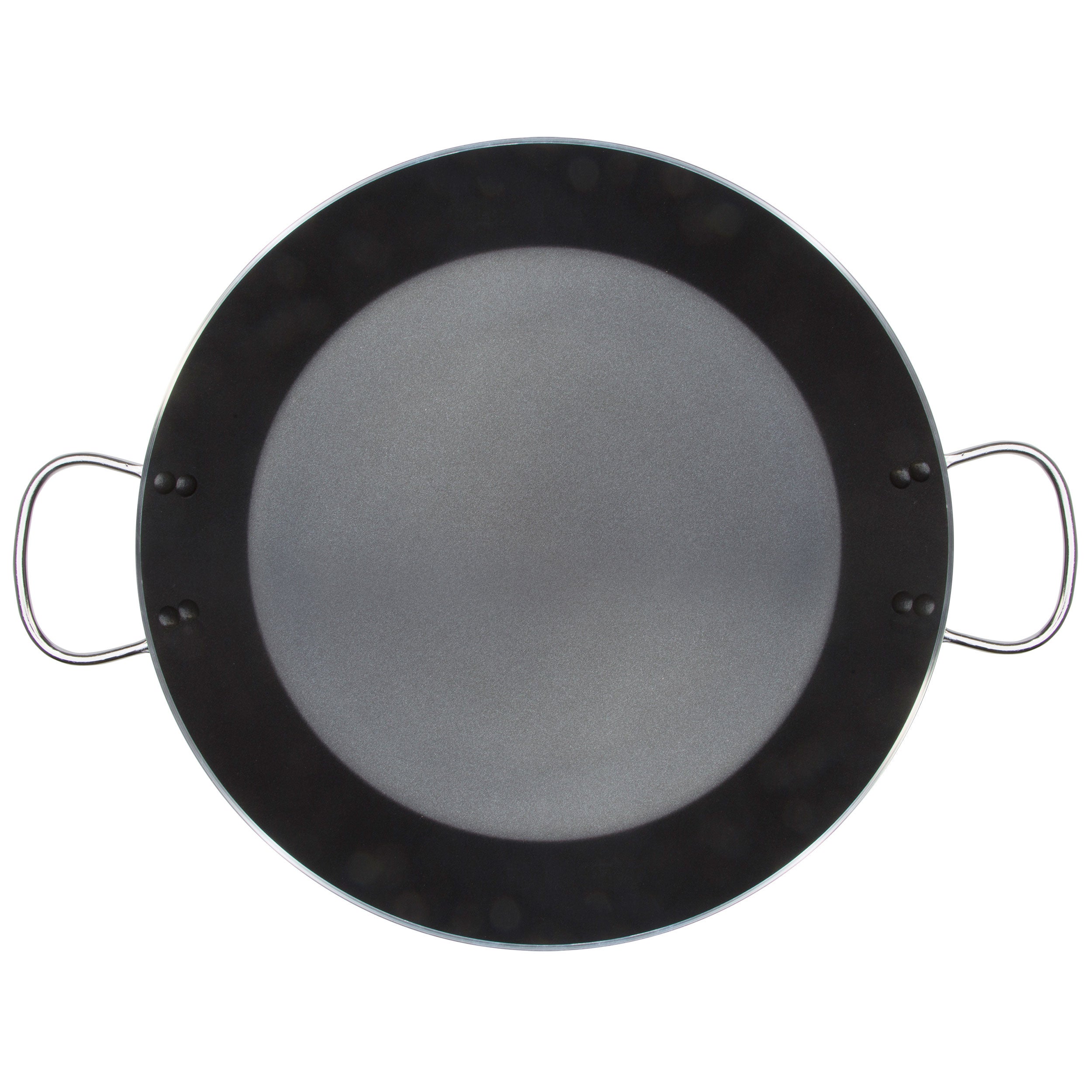 Poêle à Paella En Acier Poli 30 Cm 4 Portions – Metaltex Induction Et Tous Feux