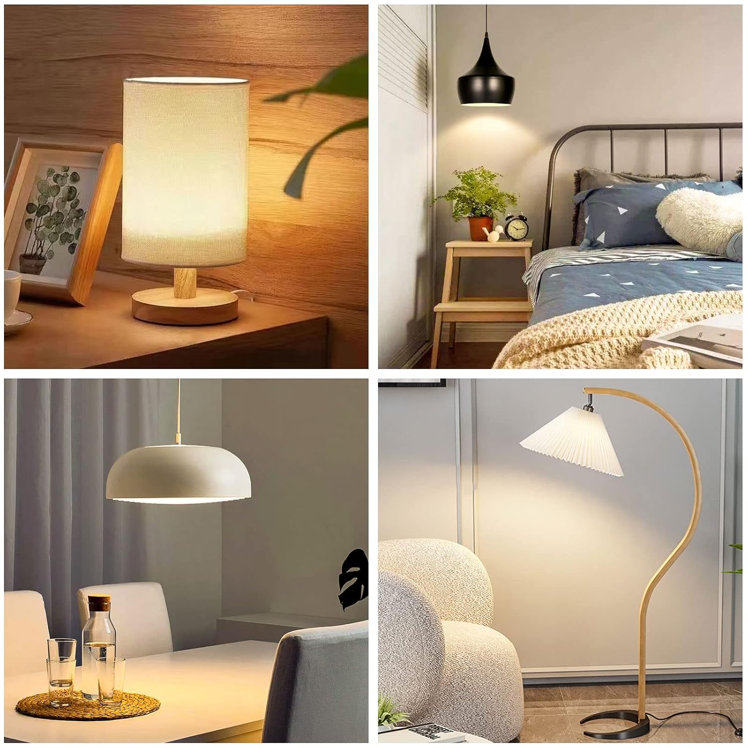 Adapter z gniazda E27 na E14 (2 szt.) - Konwerter gniazda - Kompatybilny z żarówkami LED E14 i żarówkami żarowymi - 5