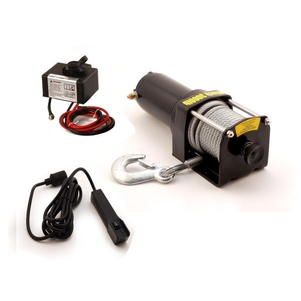 MONTACARICHI PARANCO VERRICELLO ELETTRICO 12V 3500LBS TELECOMANDO - Foto 8