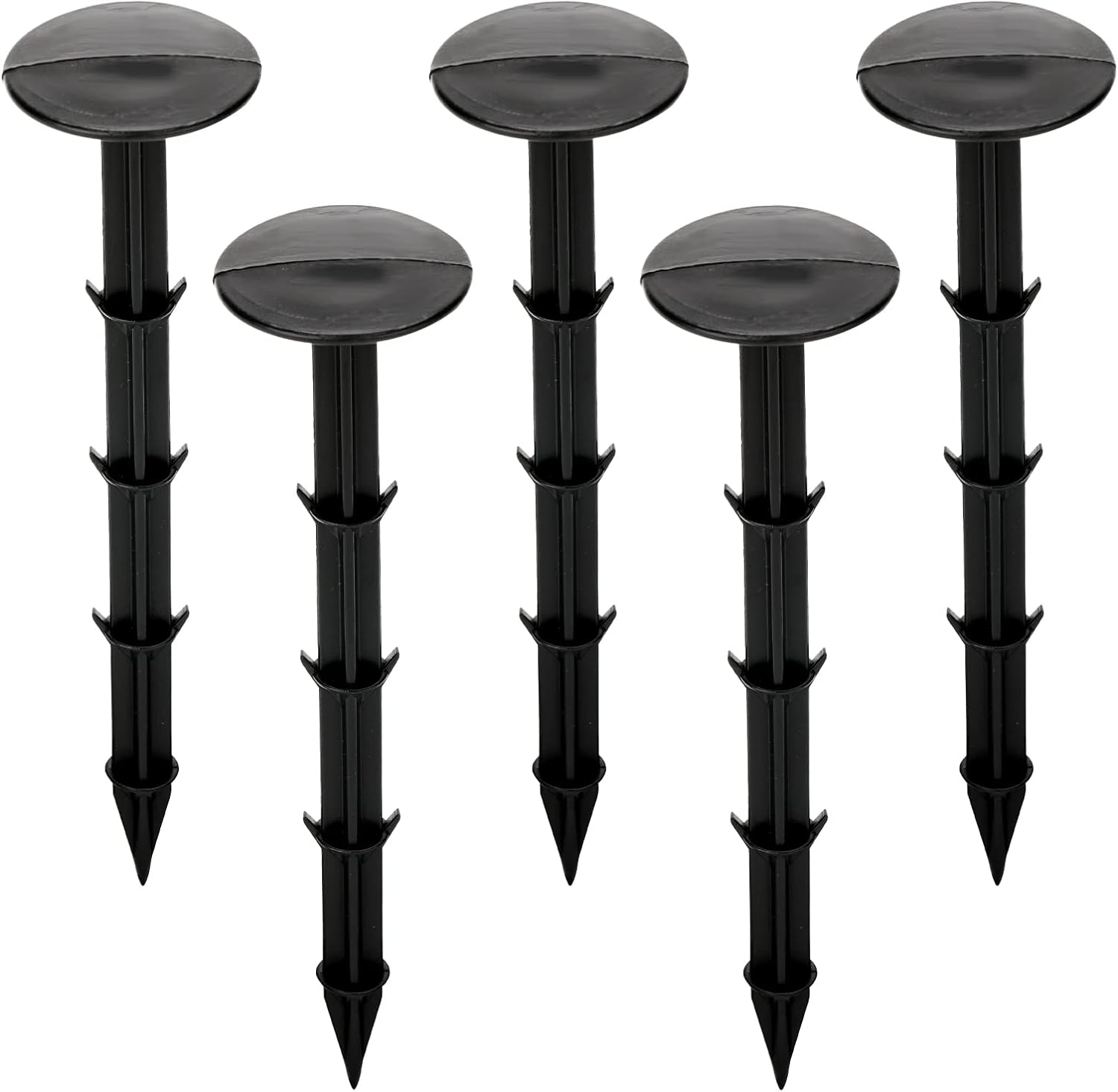 NON UTILIZZATO] 30 Picchetti Da Giardino In Plastica, Adatti Per Teloni E Reti Anti Erbacce 11 Cm 89866323