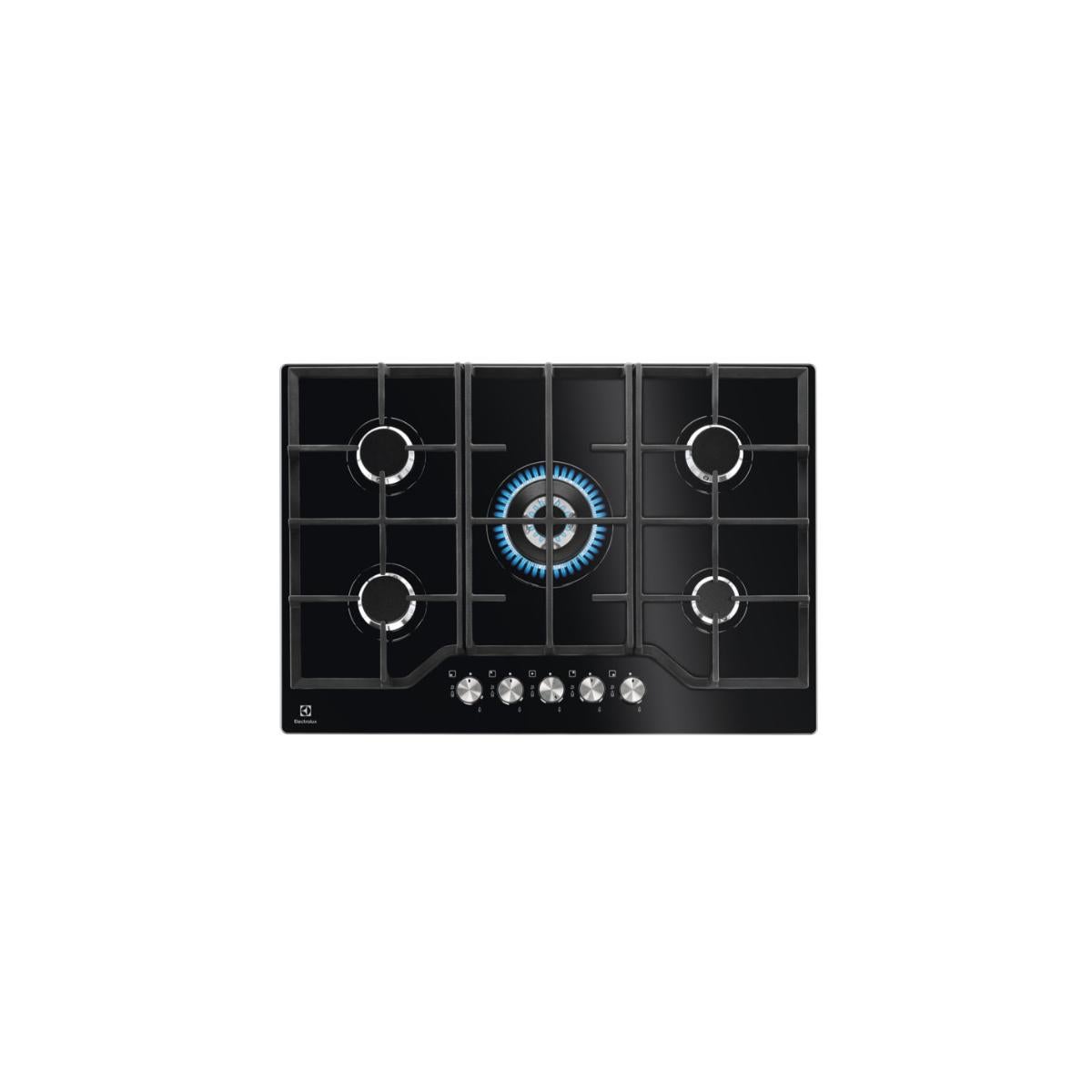 Electrolux Egg7536k Empotrable 74 Cm Gas 5 Quemador(Es) Negro , Leroy Merlin