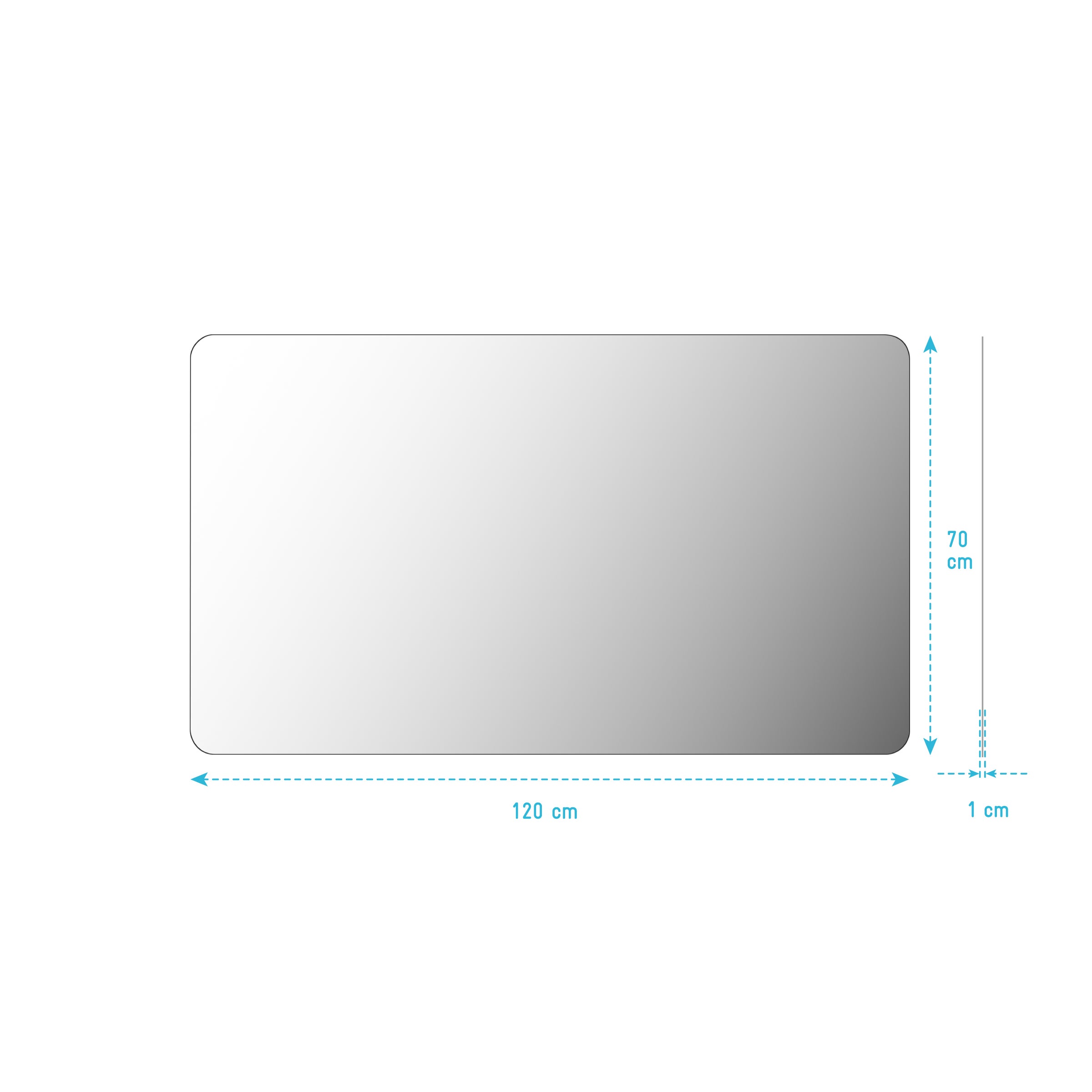 Miroir salle de bain - 120x70cm - GO - 5