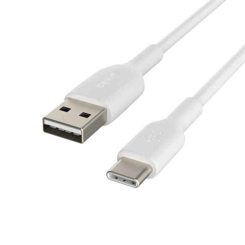 MediaMarkt Belkin Cable Usb, Usb-A A Usb-C De 15 W, 1M, Universal, Blanco - Imagen 3