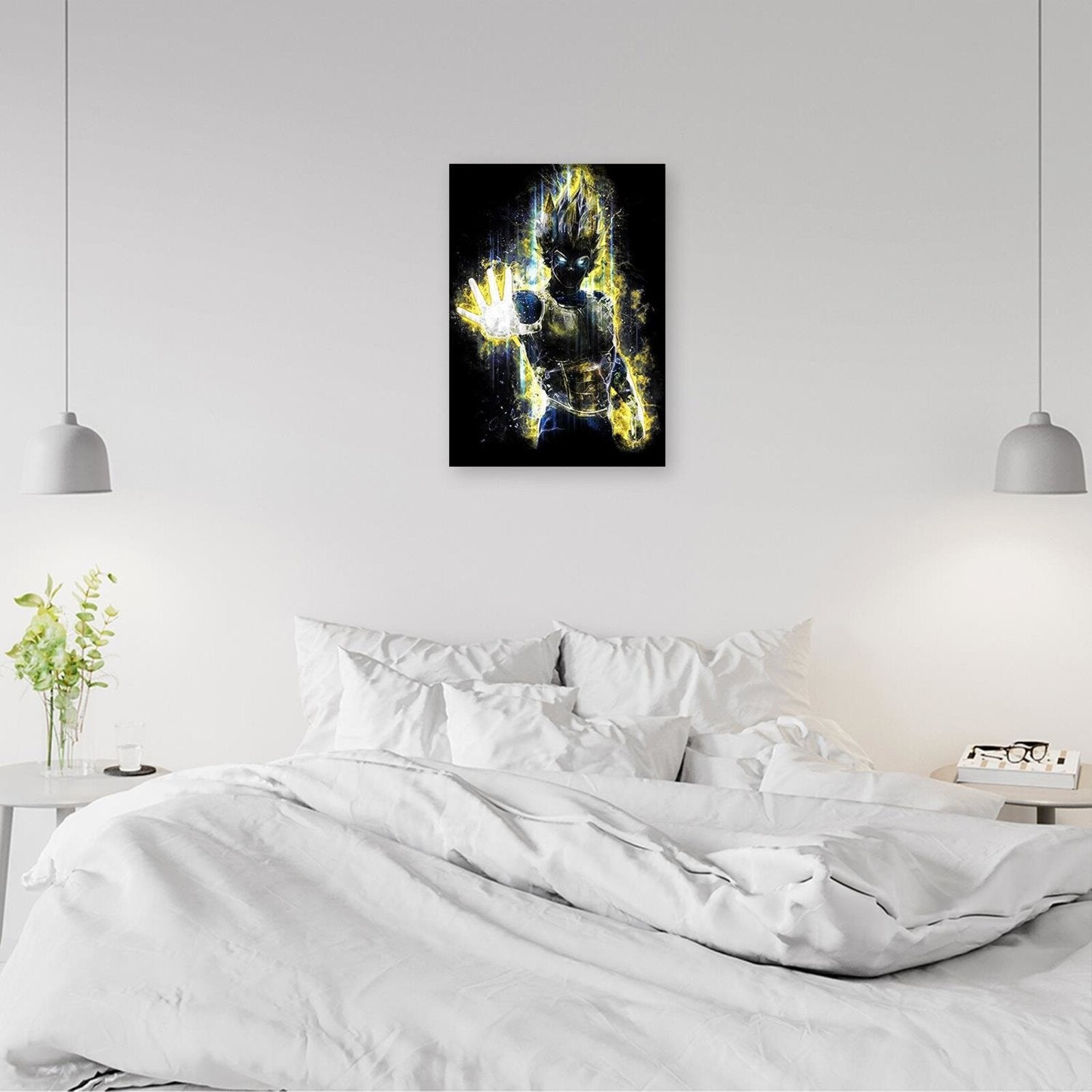 Tableau bois Dragon Ball Super Saiyan Vegeta III - 40 x 60 cm - 4