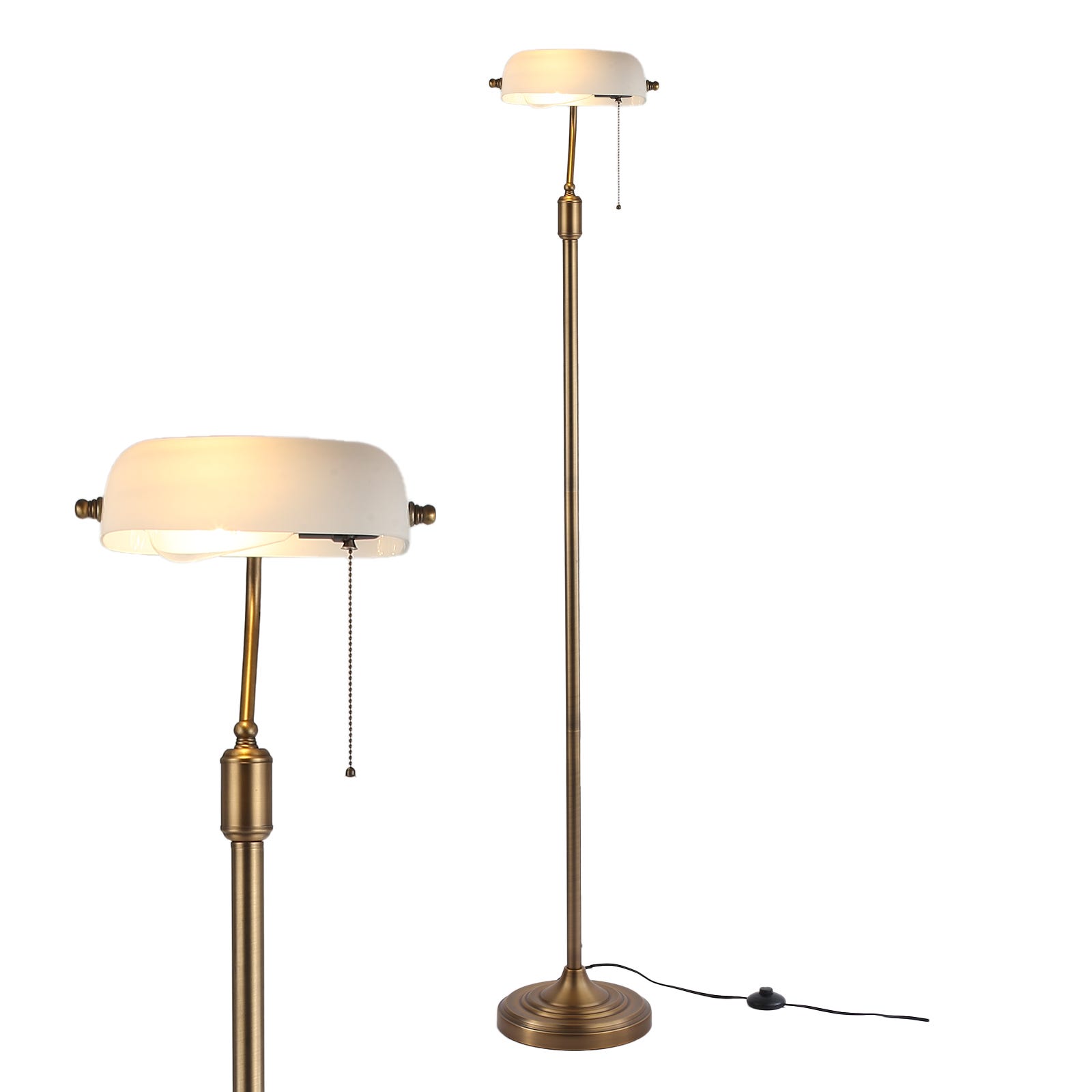 Lampe à poser en laiton & bronze - L'atelier Belle Lurette, Rénovation de meubles vintage Lampe à poser en laiton & bronze - L'atelier Belle Lurette, Rénovation de meubles vintage