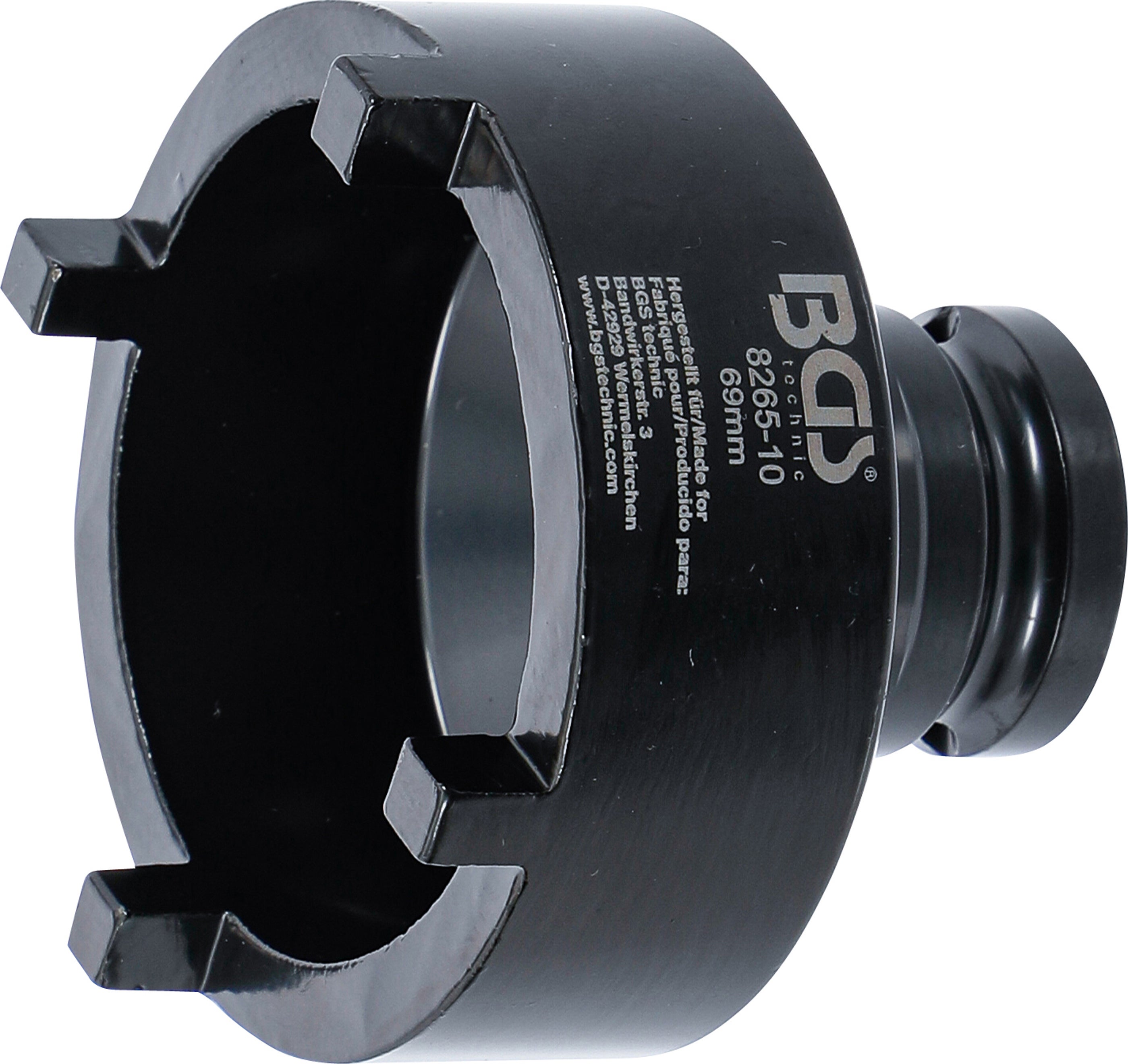 Klucz do nakrętek BGS z wypustem zewnętrznym 69 mm KM8 - 8265-10