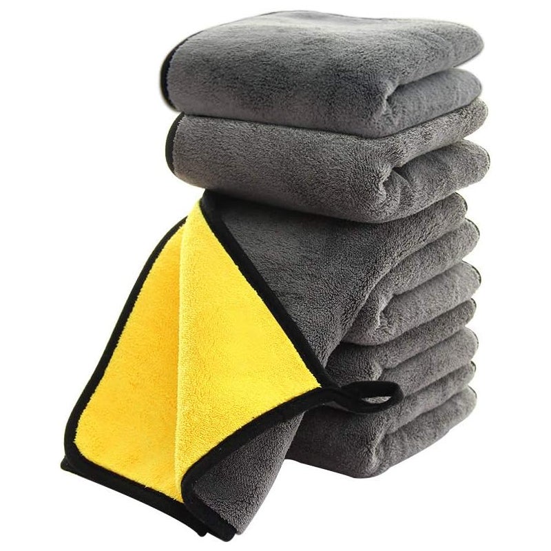 Zestaw ręczników - Ściereczka sucha - Ściereczka czyszcząca - Ręcznik ściereczka do polerowania i woskowania samochodu (6 sztuk)