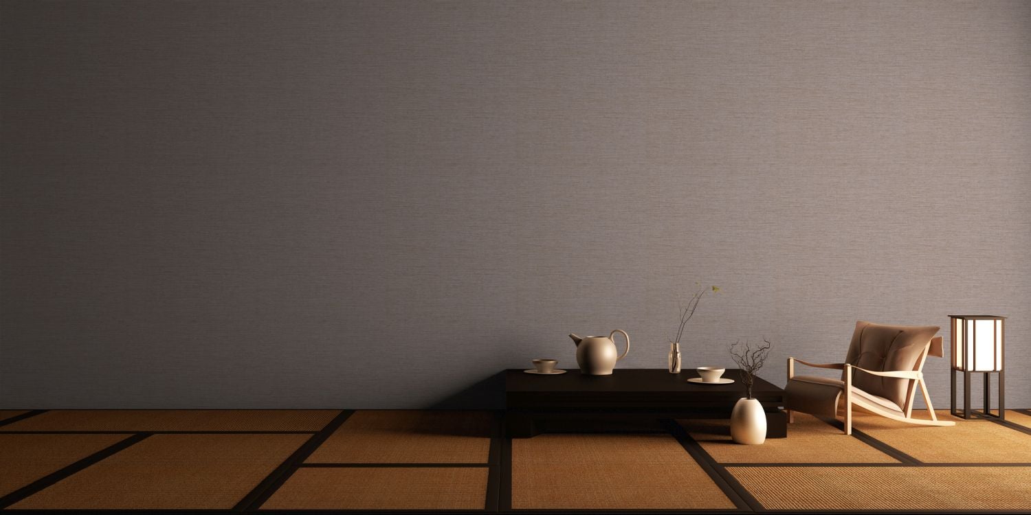 Tapeta malowany efekt taupe - 53 cm x 10.05 m - LIVINGWALLS - 8