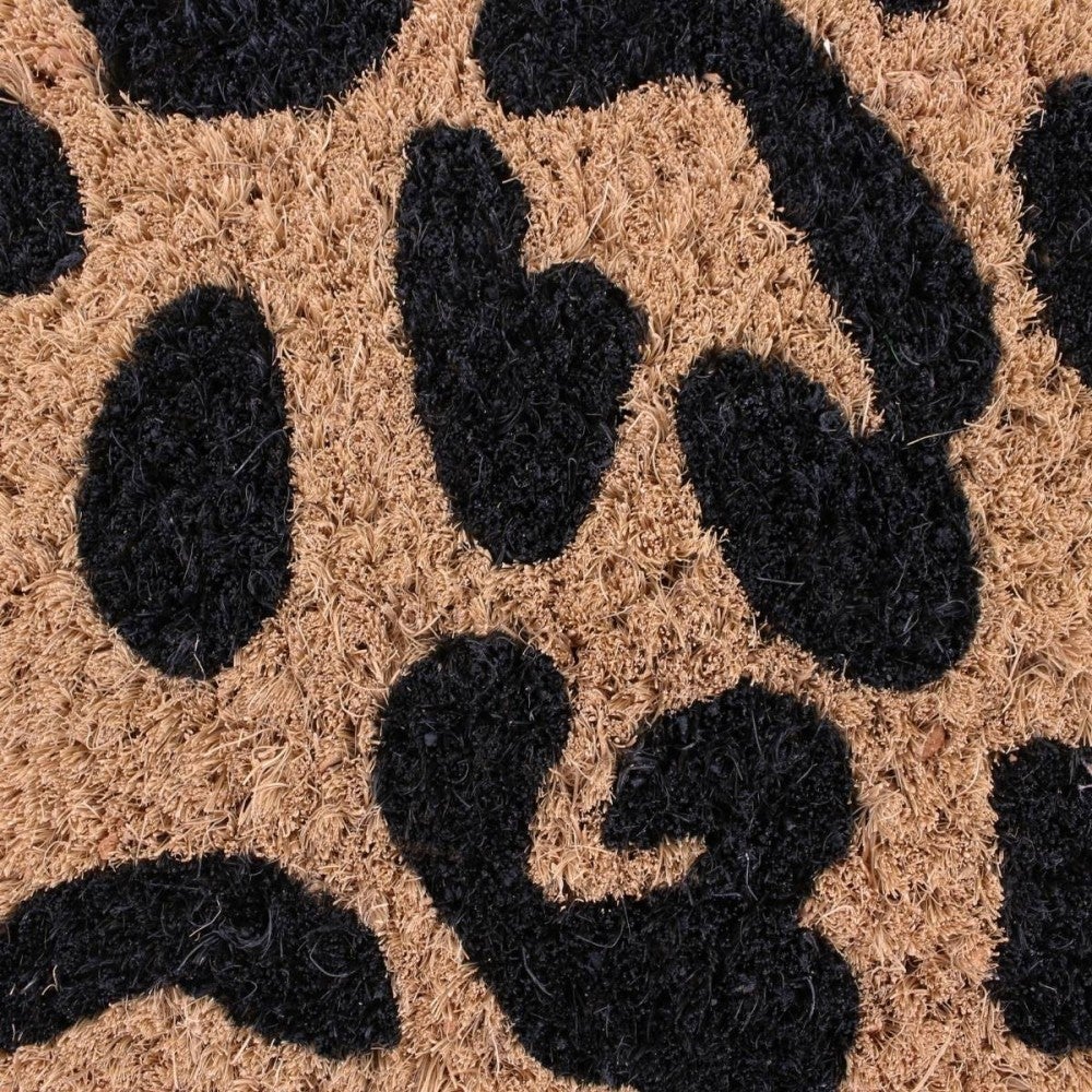 Paillasson de marche coco imprimé léopard 25x75cm - Ornami - 4