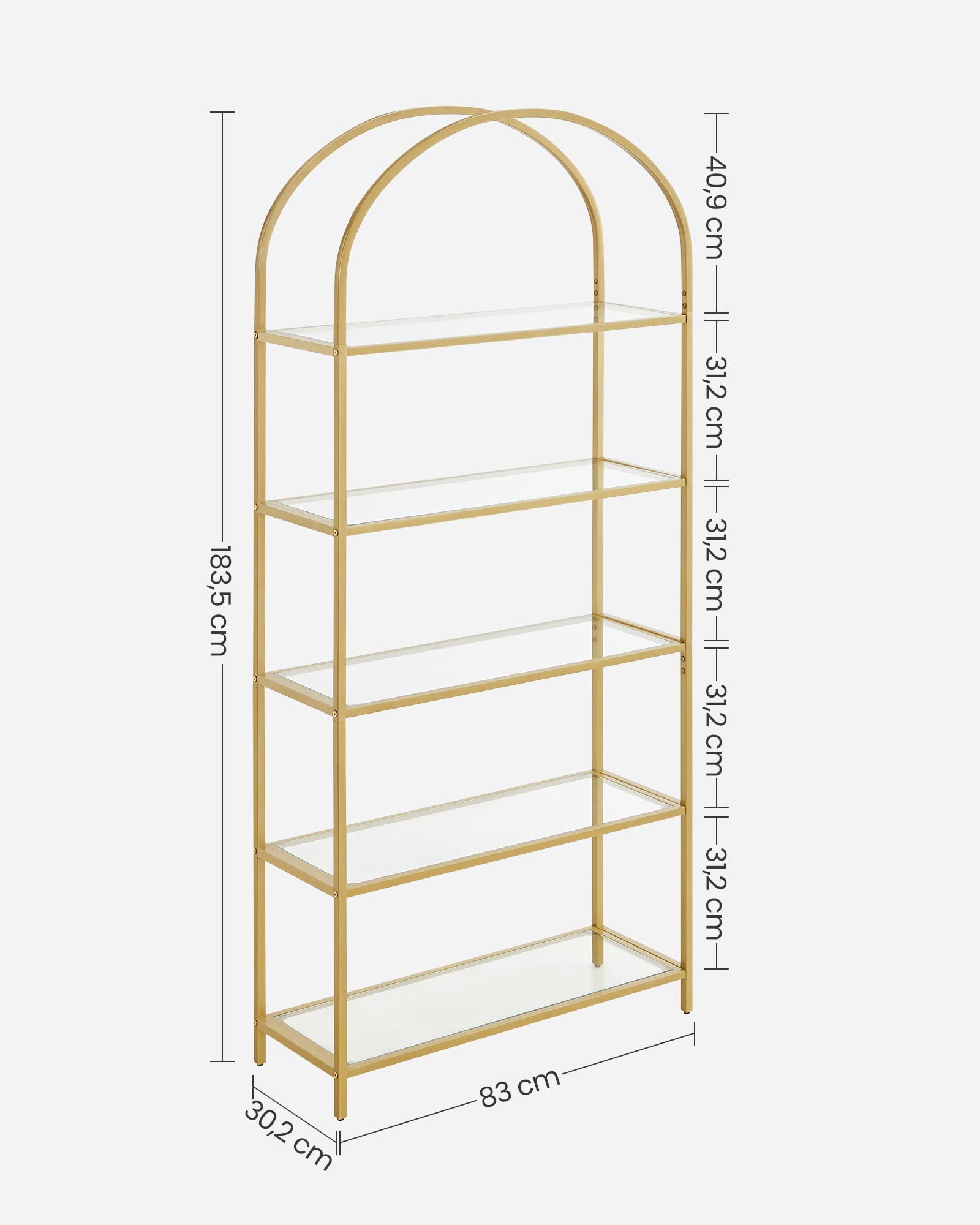 KIVENJAJA Estantería Triple Ancha De 5 Niveles, Estantería Industrial Con Marco De Metal, Estantes De Almacenamiento Abiertos Altos Para Dormitorio, Sala De Estar, Oficina En Casa (marrón Rústico