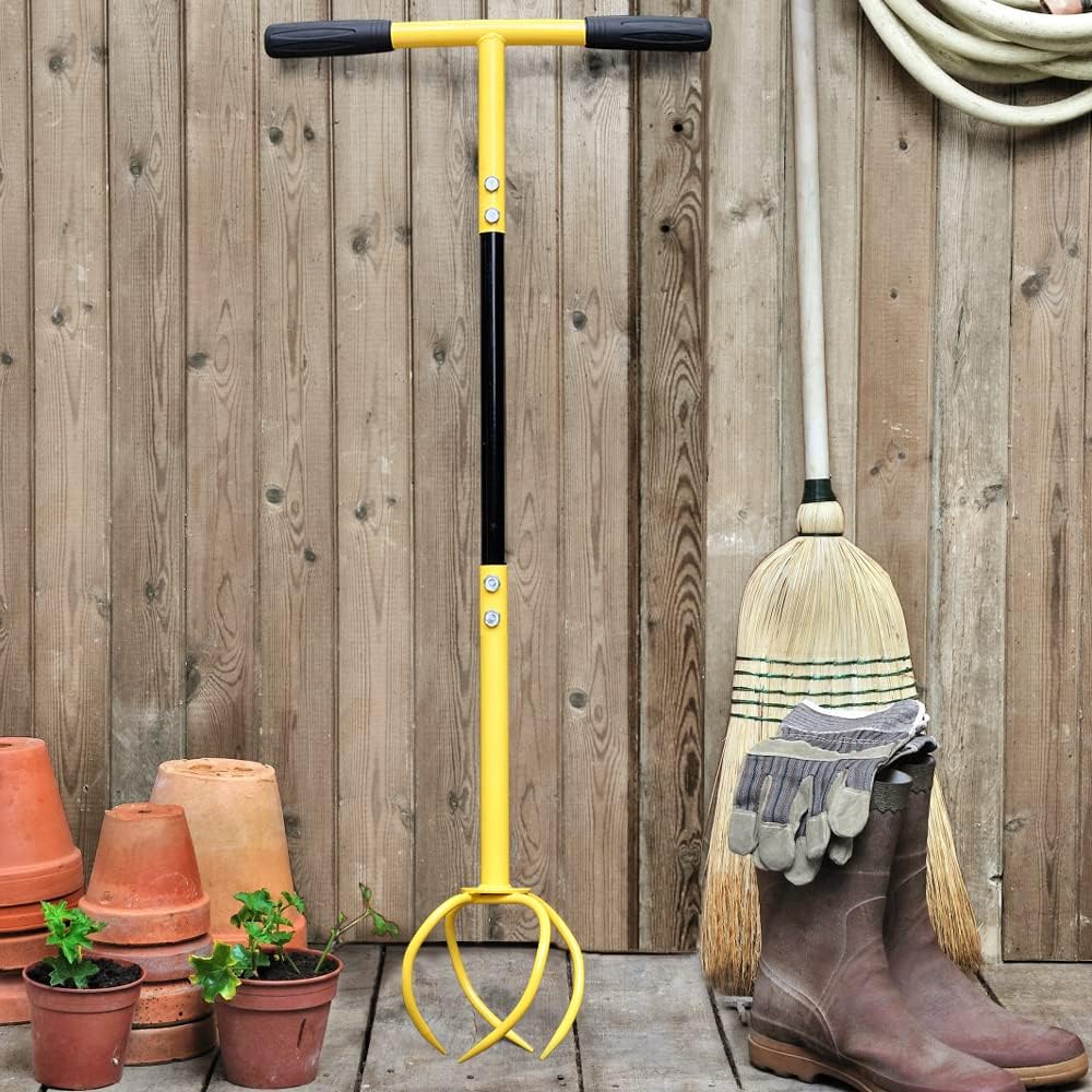 Motoculteur Manuel Jardin – Cultivateur avec Manche Long – Idéal Bacs à Fleurs et Petits Espaces - 7