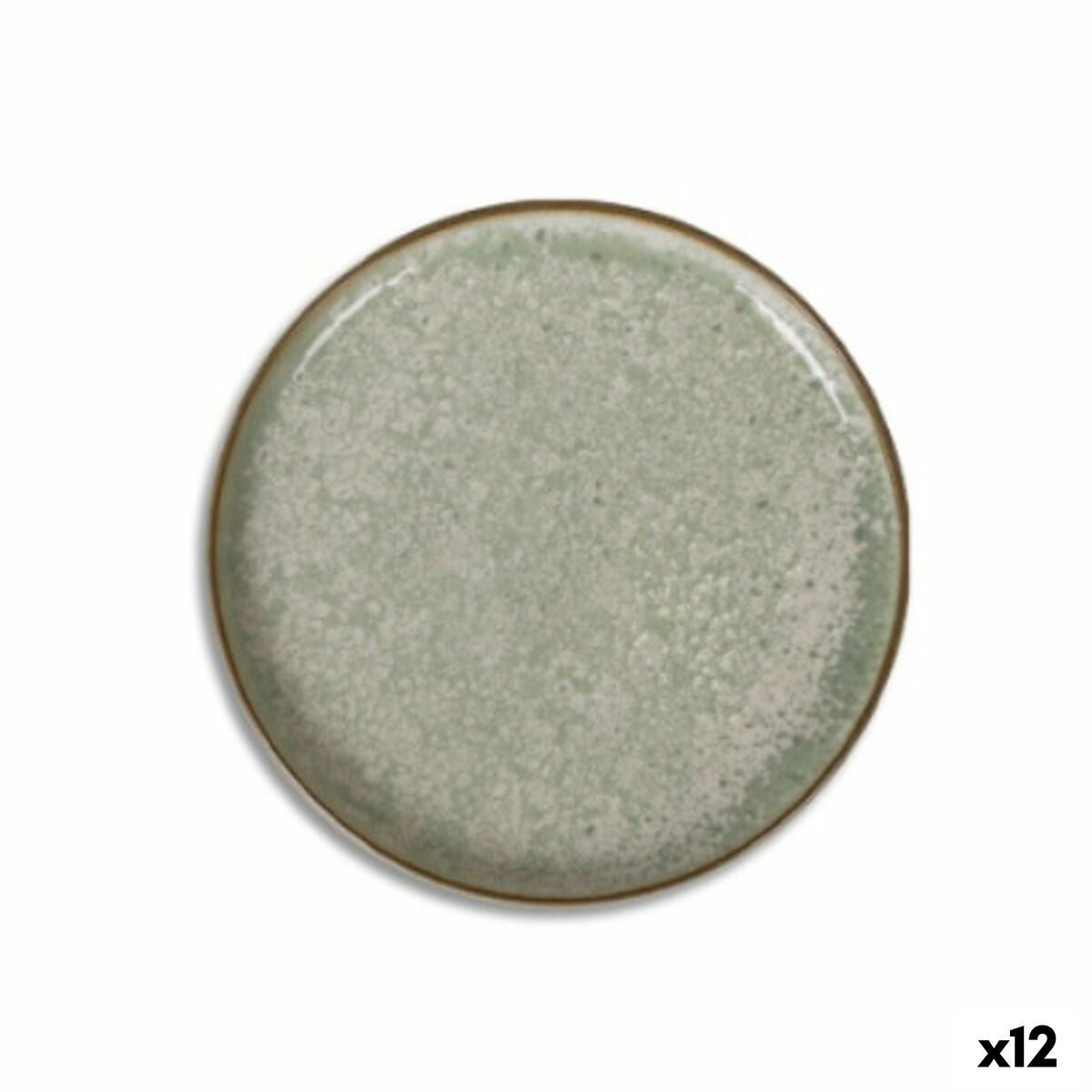 Platos De Postre La Mediterránea Barroc - 12 Unidades, Porcelana, 20 Cm, Multicolor