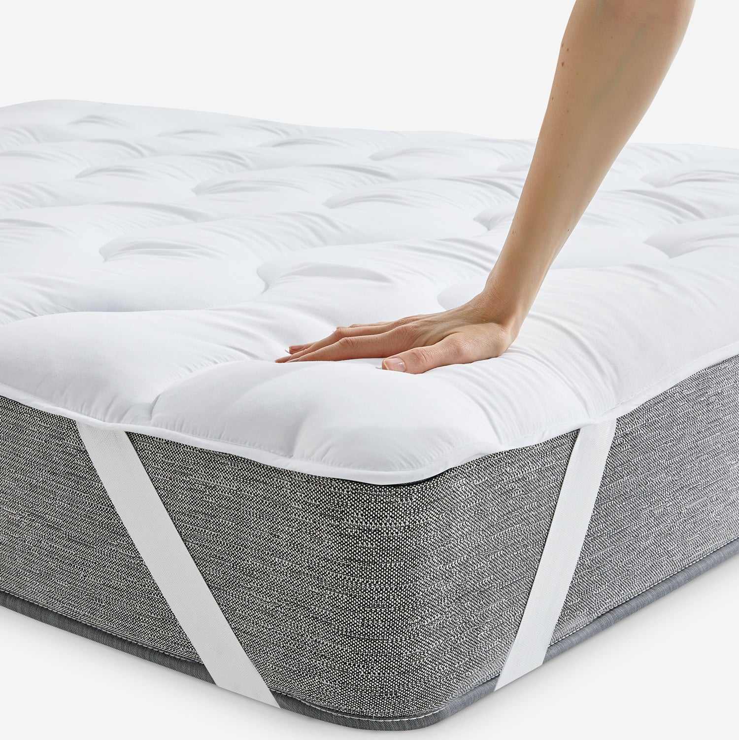 Surmatelas 140x190cm| PIKOLIN HOME| Microfibre| Extra Confort - 6