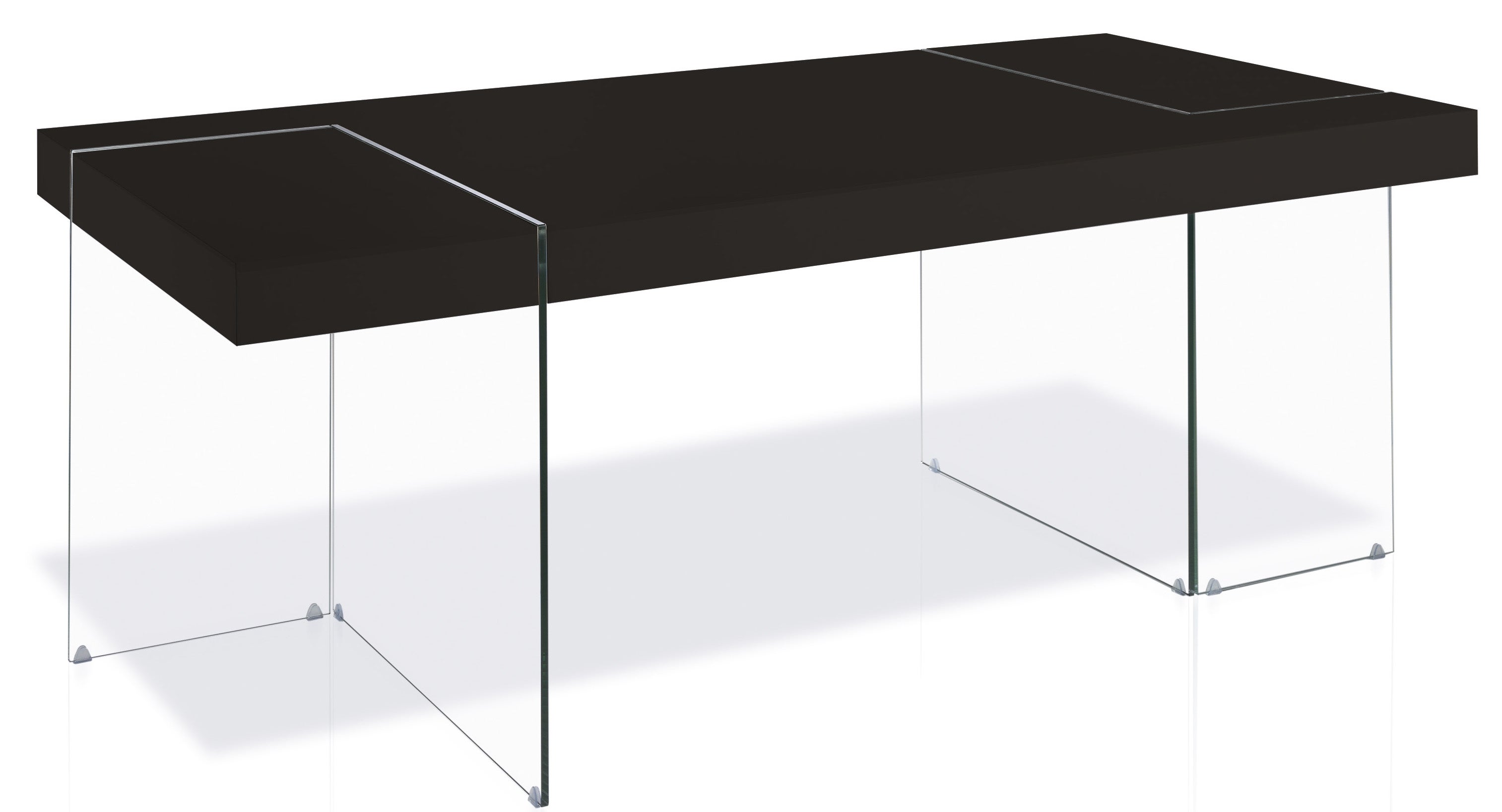 Table rectangulaire design Noir Cubique | Leroy Merlin