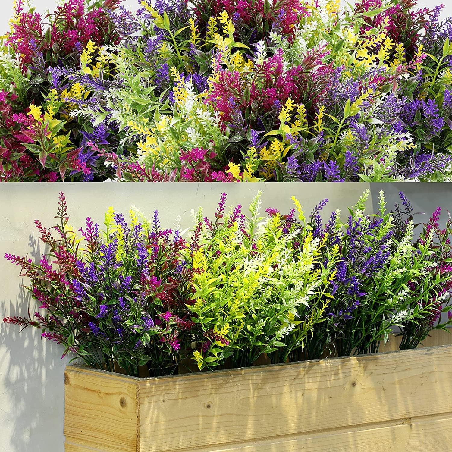 12 buc. flori artificiale de lavandă pentru plante, durabile pentru aranjamente florale, mese