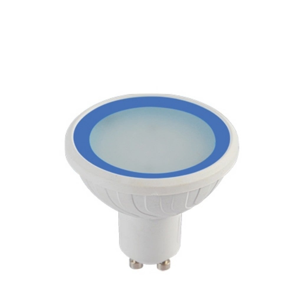 Ampoule LED bleue GU10 MR20 4W 35lm faisceau large Easy Connect - 2