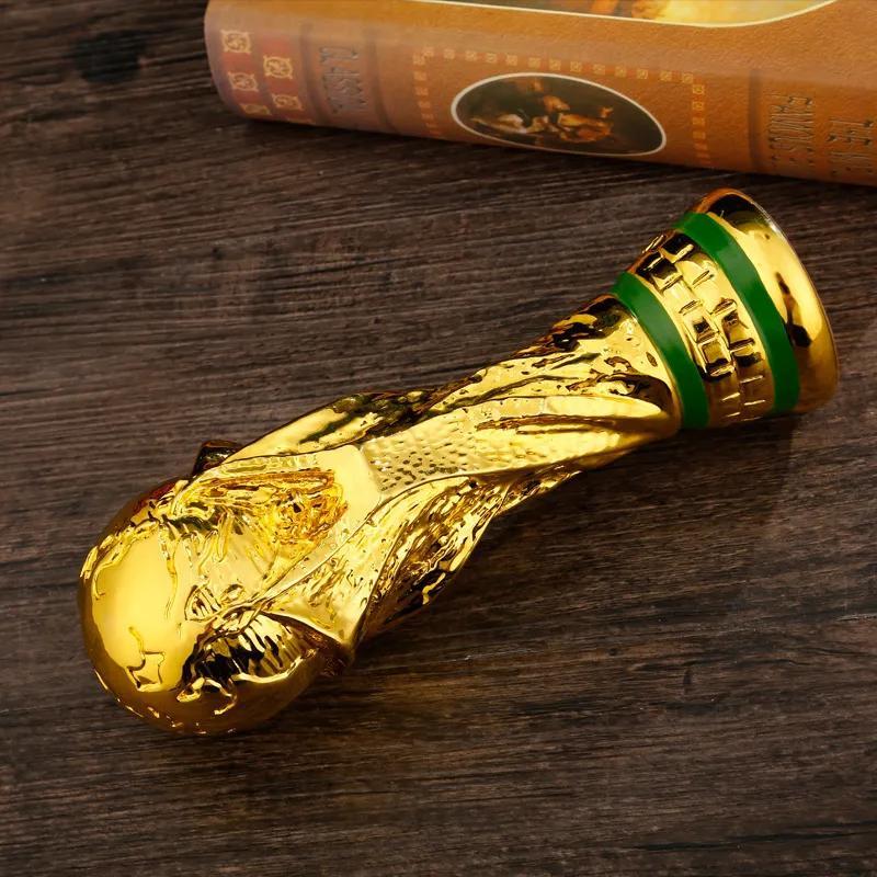 Décoration intérieure, ornement en résine représentant le trophée de la Coupe du Monde de la FIFA, Qatar, 36 cm, creux, pour les fans de football - 6