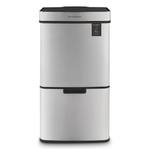 Qcwwy Pattumiera Intelligente 12L Con Sensore Di Movimento – Automatica, Silenziosa, Per Bagno E Ufficio