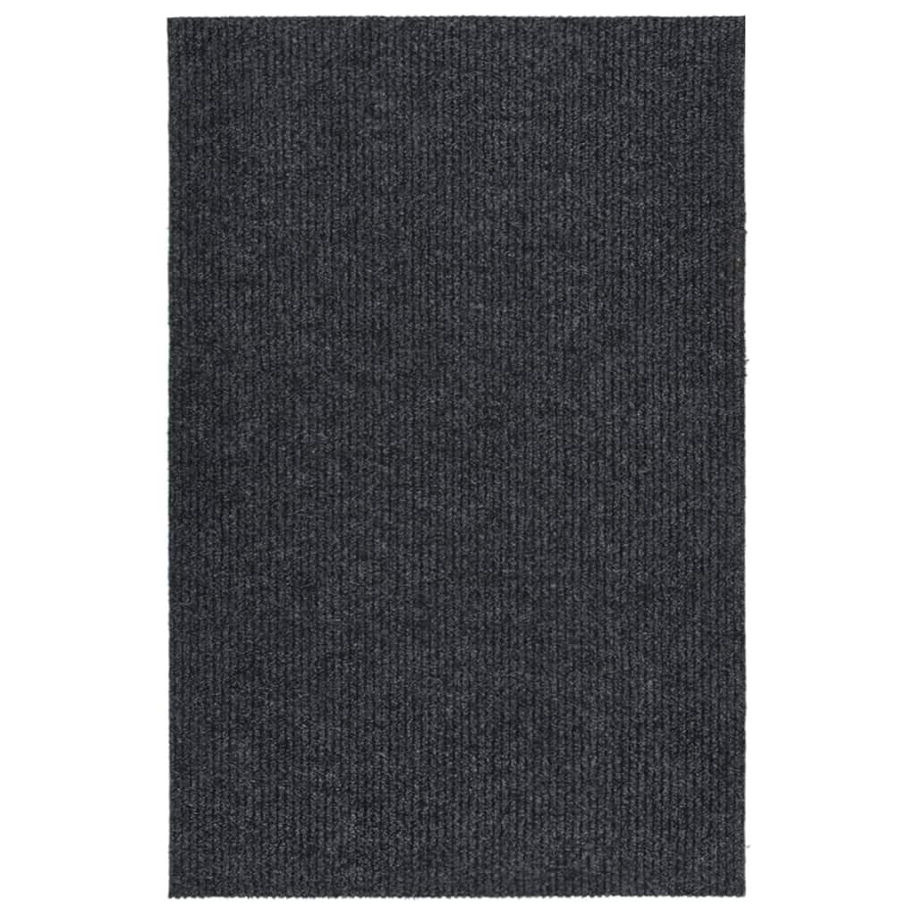 Maison exclusive - alfombra de pasillo atrapa suciedad 100x150 cm gris antracita