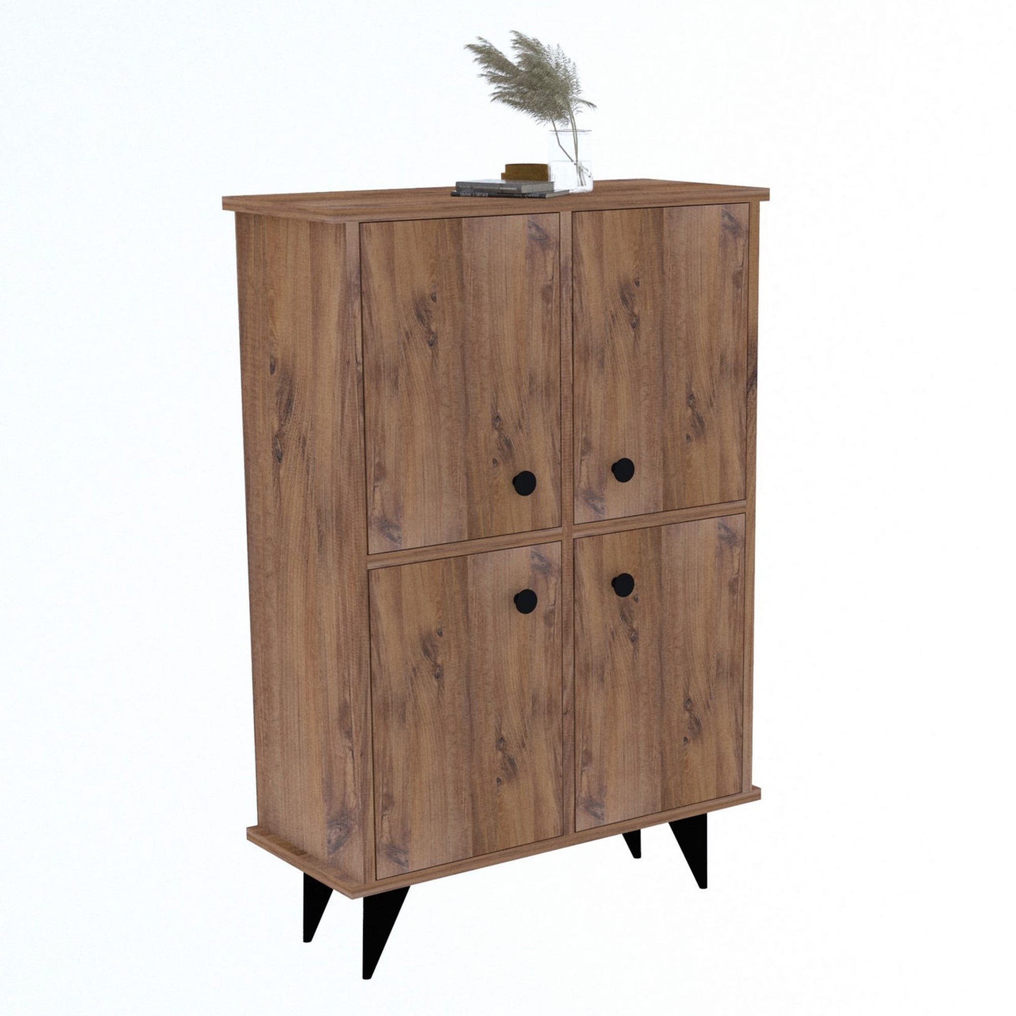 Libreria, 100% truciolare impiallacciato melaminico, colore noce Marmo | Leroy Merlin Libreria, 100% truciolare impiallacciato melaminico, colore noce Marmo | Leroy Merlin