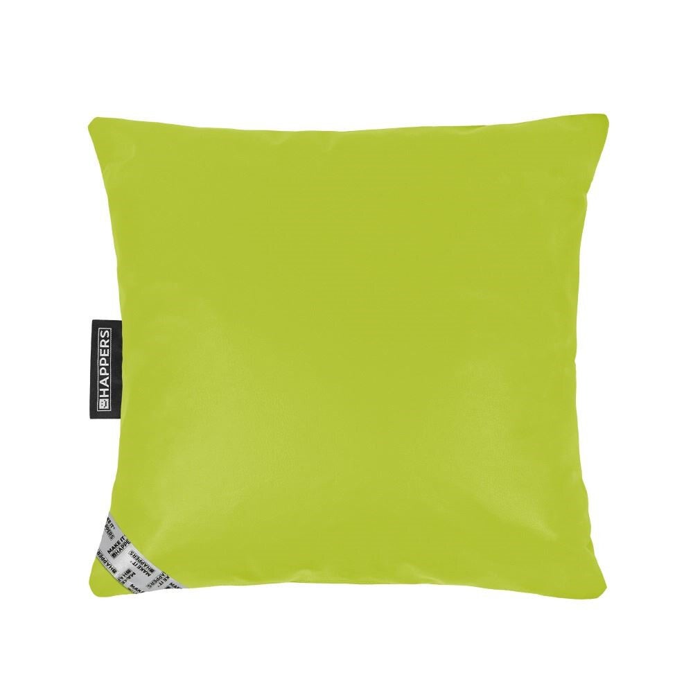 Coussin Similicuir Indoor Vert Happers 45x45 - 2