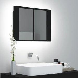 SYATO Confezione da 2 specchi da bagno neri da 61 x 91 cm, con cornice nera, per bagno, da sopra il lavandino, specchio rettangolare nero da parete, specchio antiruggine (orizzontale/verticale