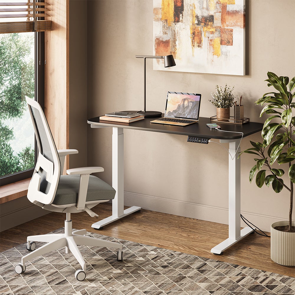 Vicco Biurko Elevate, Biały/antracyt, 120 x 60 cm 2 silniki - 3