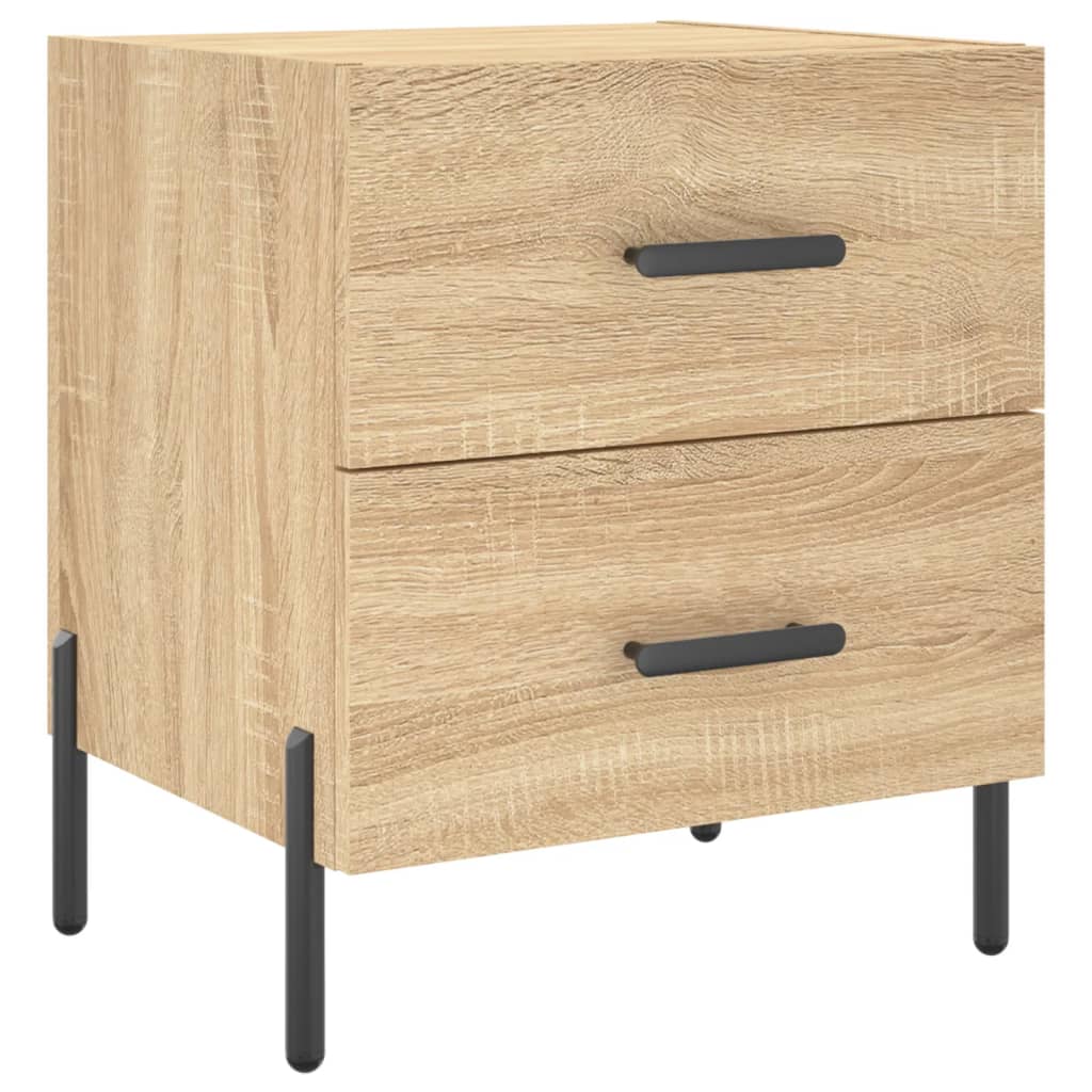Maison Exclusive - Table de chevet chêne sonoma 40x35x47,5 cm bois d’ingénierie - 2