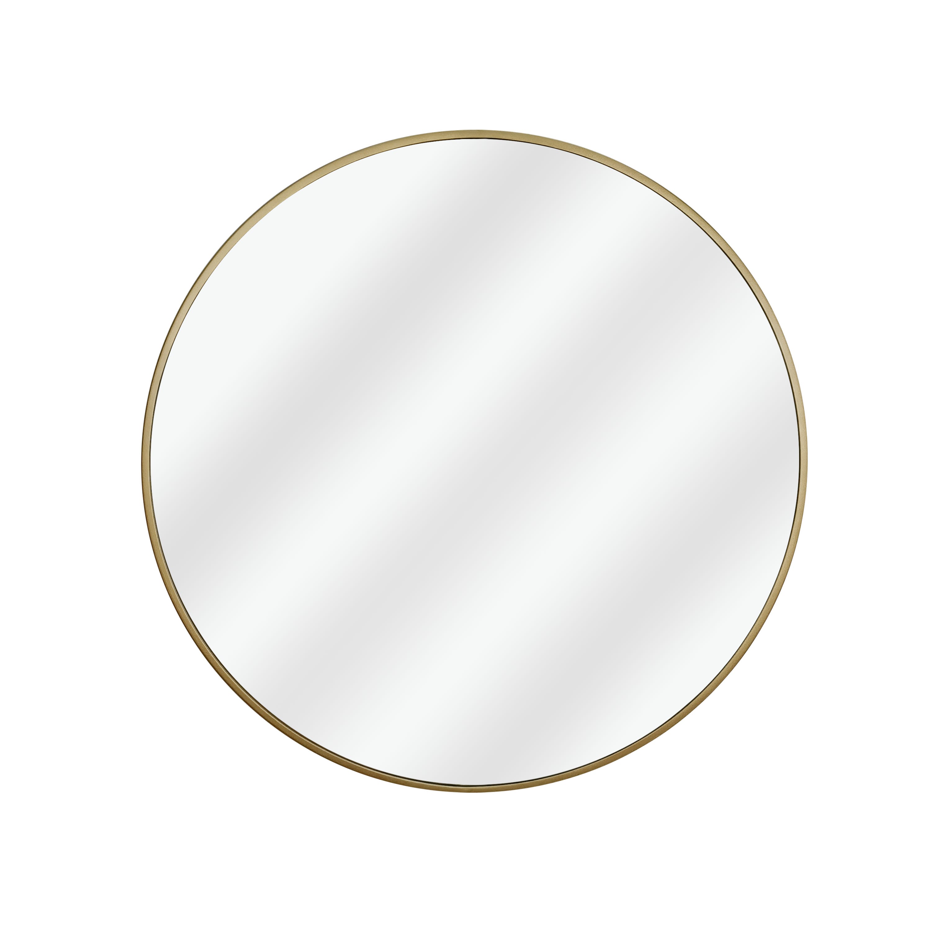 Miroir rond diamètre 60 cm métal doré BRIA - INSPIRE - 4