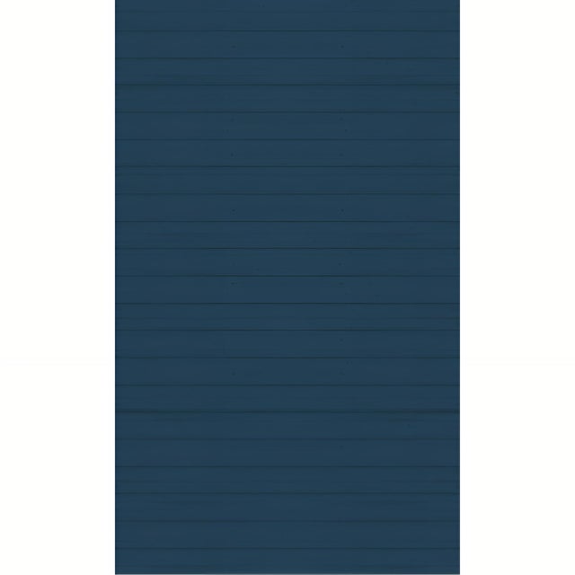 Panneau mural salle de bain hydrofuge multicouche PVC/ALU/PVC KINEDO Kinéwall Design épaisseur 3 mm 100x202 lambris horizontal bleu nuit