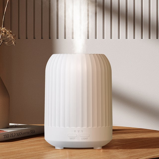 Diffuseur huiles essentielles ultrasonique 250ML minuterie arrêt automatique 7 couleurs lumière décoration pour chambre 1 pièce