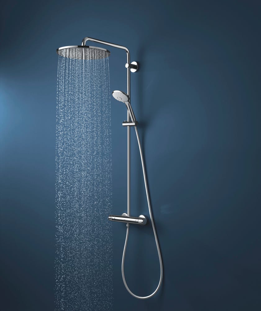 GROHE Colonne de douche avec mitigeur thermostatique - Euphoria - Robinetterie de salle de bain GROHE Colonne de douche avec mitigeur thermostatique - Euphoria - Robinetterie de salle de bain