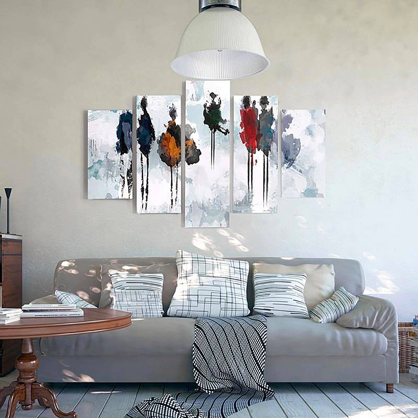 Tableau arbre de peinture - 300 x 140 cm - 4