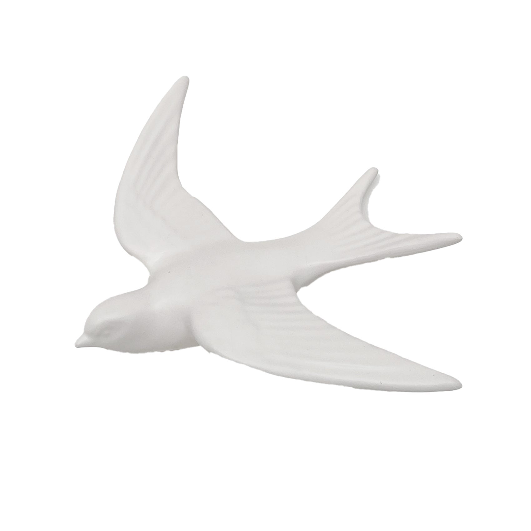 Hirondelles en céramique moineau 3D simples oiseaux en céramique peintures murales décorations suspendues artisanat ornements de maison Sculptures murales de maison RE  15