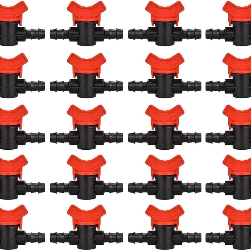 20 szt. zaworów przełączających nawadnianie, zaworów odcinających wąż ogrodowy, do sterowania zaworami wodnymi w ogrodzie zewnętrznym