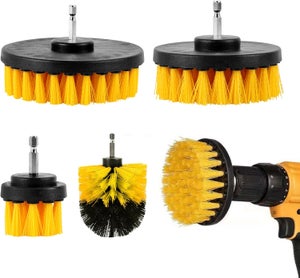 9 Pièces Nettoyeur Tuyau Cuivre Pour Perceuse - 3 Brosses Tubes + 6 Brosses Laiton, Diamètres 1/2", 3/4", 1"