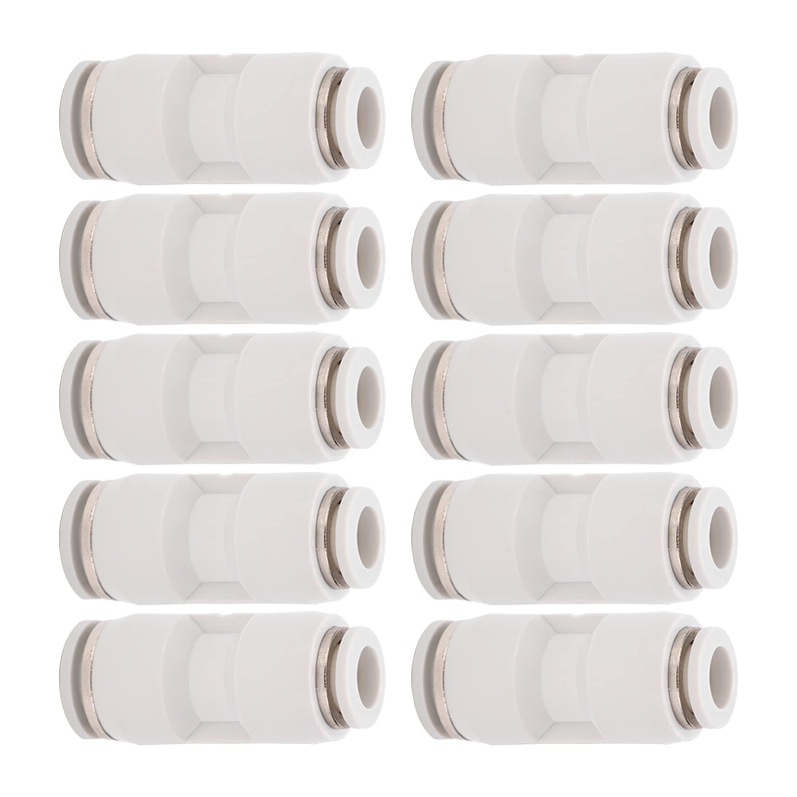 ERGAOBOY 10 Pezzi 10MM Tubo OD X 6MM Tubo OD Diritto Riducendo Spingere - Foto 11