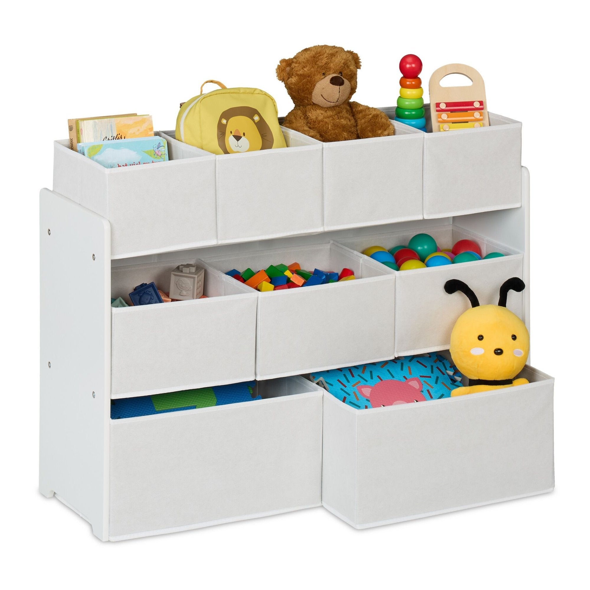 Northio Estantería Infantil Con 9 Cajas Blanco , Leroy Merlin