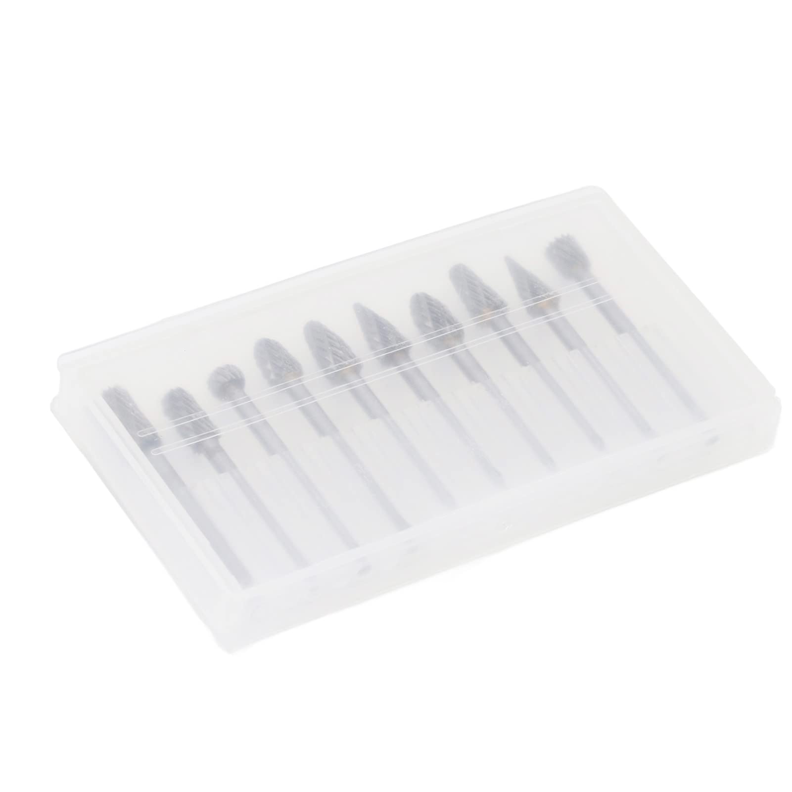 Meulage Acier Inoxydable Céramique Jade The Lord Of The Tools - Lot De 10 Meules Rotatives Coniques 3 Mm Pour Ponçage, Gravure, Polissage