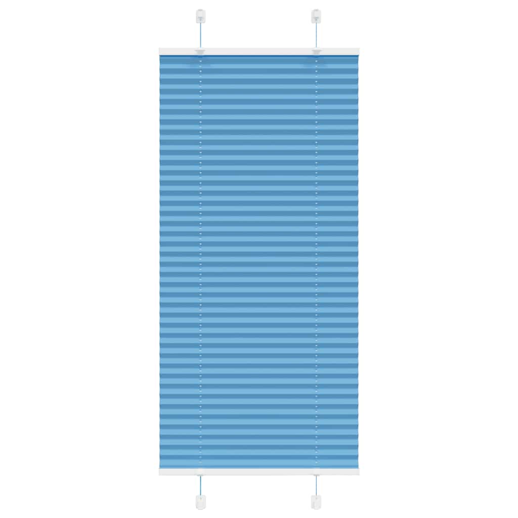 Roleta plisowana niebieska 60x150 cm Szerokość tkaniny 59,4 cm vidaXL