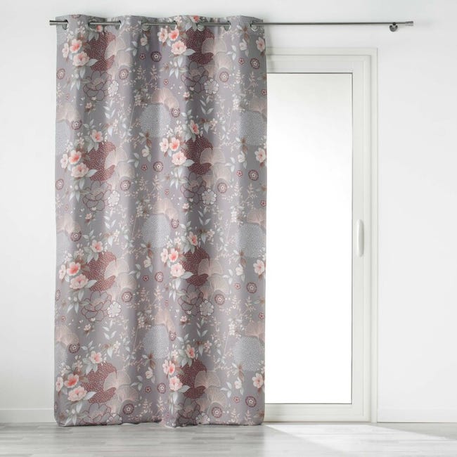 Rideau A Oeillets 135 X 260 Cm 100 Occultant Microfibre Imp Yokahama Gris Leroy Merlin Rideau A Oeillets 135 X 260 Cm 100 Occultant Microfibre Imp Yokahama Gris Leroy Merlin