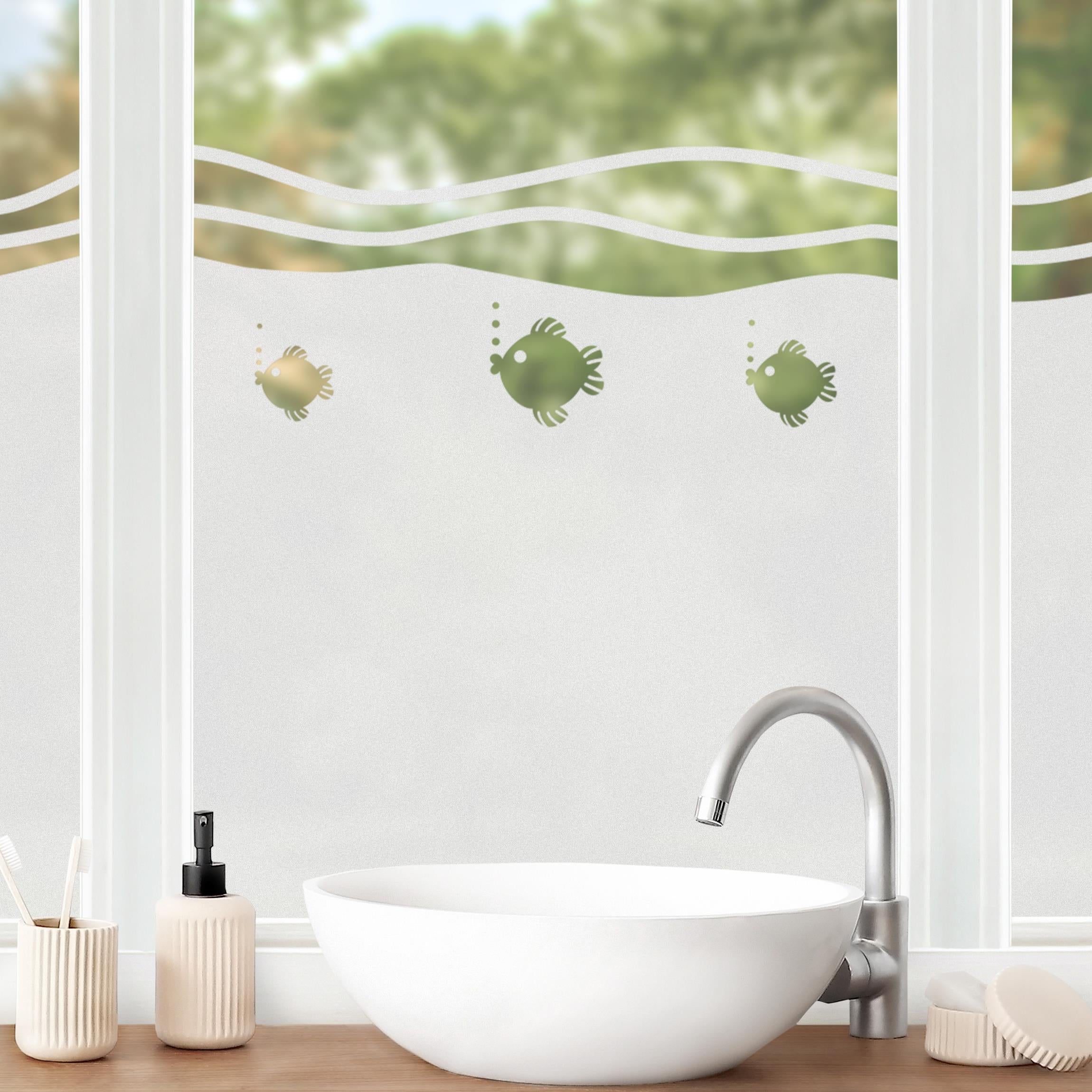 Lámina ventana vinilo privacidad 120 x 60 cm vinilo ventanas intimidad vinilo estático para cristales opaco 24 salón dormitorio baño cocina