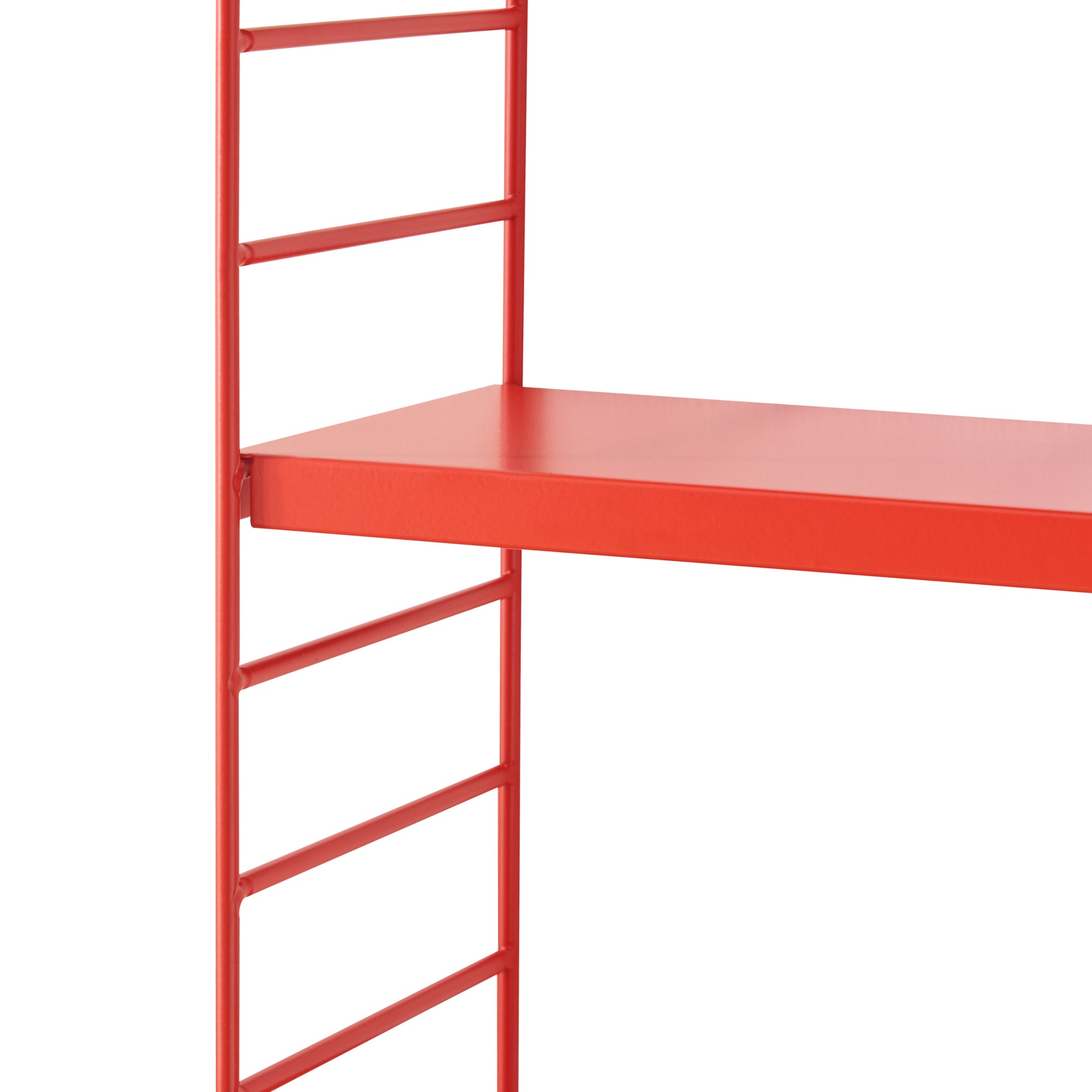Étagère murale Strängnäs à 3 niveaux modulables 50 x 60 x 15 cm rouge [en.casa] - 7
